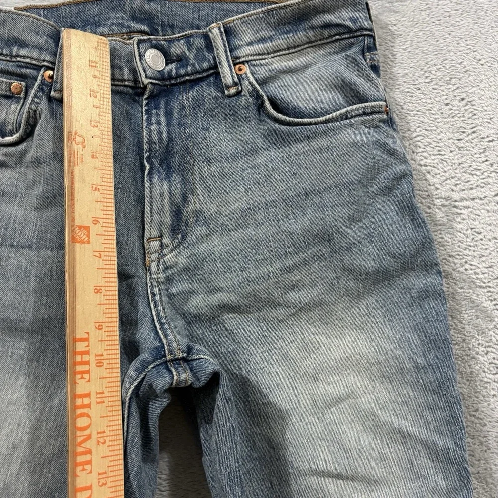 H&M Jeans Men's 32x30 Low Waist Skinny Slim Denim Blue Stonewash Normcore Casual